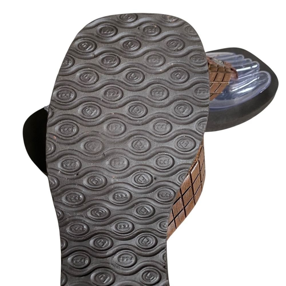 Reef Platform Thong Sandals Women 10 Brown Flip Flops Summer Beach Casual Y2K - Picture 7 of 8